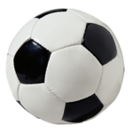 balon soccer blanco y negro